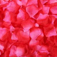 Pétales de fleurs, vente chaude, fleurs artificielles, pétales en Satin, pétales de roses en soie pour les décorations de mariage de la maison