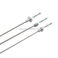 Kit de suspension léger en acier inoxydable avec pince à câble réglable et kit de suspension de câble