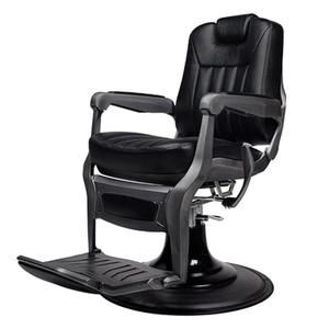 เก้าอี้ตัดผมหนังโบราณสไตล์อิตาลีพร้อมปั๊มไฮดรอลิกสำหรับร้านตัดผม - Product Image 2