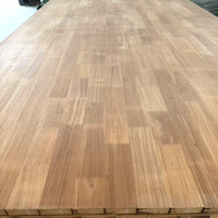 Planche en bois de caoutchouc de qualité supérieure AA, collée sur le côté, pour plan de travail de cuisine, certifiée FSC, séchée au four, durable