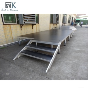 เวทีคอนเสิร์ตคุณภาพสูง เวทีอลูมิเนียมพร้อมขาปรับระดับความสูงและบันได - Product Image 4