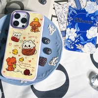 Coque de téléphone à panneau arrière magnétique remplaçable pour iphone 17 / 17pro/17promax/17air avec le chat en laine de canard jaune doré