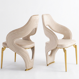 Silla de Comedor de Diseño Moderno y Lujoso de Alta Gama, de Acero Inoxidable, para Hoteles, Bodas, <span class=keywords><strong>Alquiler</strong></span>, Salas de Estar, Comedores, Restaurantes - Product Image 4