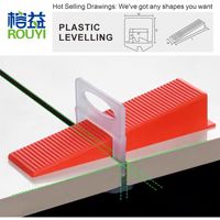 Système de nivellement de carreaux mural 2,0 mm à prix d'usine, outils de nivellement de carreaux, clips et entretoises