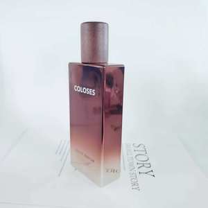 Botella de Perfume de Vidrio Cuadrada de Lujo de Alta Calidad de 50 ml con Degradado y Tapa - Product Image 4