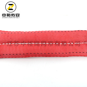 Sangles de levage flexibles en filet de corde Zhongyu 2T 5T 8T 10T 15T en polyester rond haute résistance pour levage et hoisting - Product Image 2