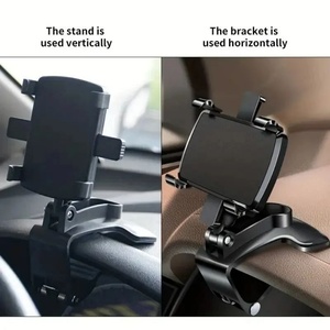 Support de téléphone portable réglable pour voiture, support de téléphone pour tableau de bord, rétroviseur, support de téléphone portable GPS pour navigation automobile - Product Image 3