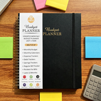 Carnet de budget personnalisé imprimé avec autocollants, best-seller 2026-2027, pour la planification et l'organisation des tâches quotidiennes des étudiants