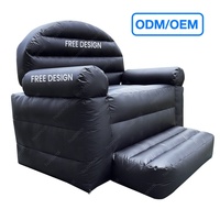 Chaise gonflable géante publicitaire avec logo personnalisé produit de meuble gonflable en PVC Oxford pour la publicité
