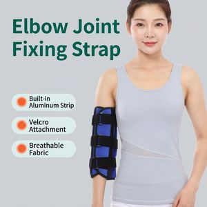 HKJD Soporte Profesional para Codo, Férula Transpirable para Recuperación de Fracturas con 3 Barras de Aluminio para Alivio del Dolor del Nervio Ulnar - Product Image 4