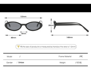 Lunettes de soleil ovales <span class=keywords><strong>tendance</strong></span> 2026 pour femmes et hommes, monture étroite vintage <span class=keywords><strong>écaille</strong></span> de tortue, protection UV400 - Product Image 5