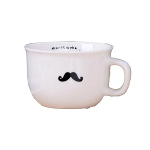 Tazas de café de cerámica de 150ml respetuosas con el medio ambiente de fábrica de China, taza de leche de agua de gres de diseño encantador bonito para bebés y niños - Product Image 1