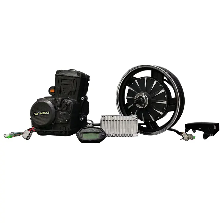 Kit de conversión de motocicleta eléctrica, potente motor de 72v, 1500w, 2000w, 3000w, en venta