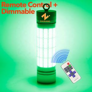 Lampada da Pesca Subacquea a LED Ricaricabile Verde Blu Bianco Ciano Impermeabile per Pesca in Mare - Product Image 5