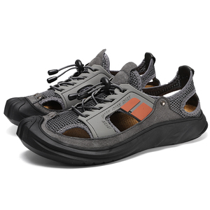 Últimas zapatillas de senderismo unisex de microfibra con malla y cordones, ligeras, acolchadas, a la moda, para caminar al aire libre. - Product Image 5