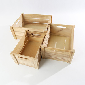 Cajas de Almacenamiento Rectangulares de Madera Longneng, Apilables, para Almacenamiento Decorativo, Origen: Condado de Caoxian - Product Image 1