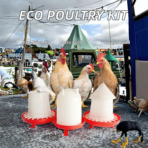 Comedero y Bebedero de Plástico con Materiales Ecológicos para Pollos, Comederos Automáticos para Aves de Corral - Product Image 2