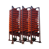 उच्च प्रदर्शन खनिज Concentrator गुरुत्वाकर्षण सर्पिल ढलान विभाजक के लिए Nonferrous धातुओं