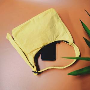 สินค้ามาใหม่14 "ไนลอนกระเป๋าสะพายไหล่สำหรับสุภาพสตรีกระเป๋าเสี้ยวแบบปรับแต่งได้กระเป๋าถือยอดนิยมพร้อมสายรัดผ้าทอ - Product Image 1