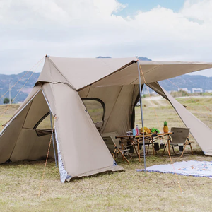 Tente d'abri de bâche de soleil portable en tissu Oxford de camping ultraléger imperméable - Product Image 1