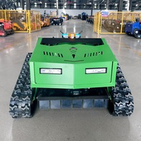 Robot Pembersih Rumput Taman Zero-Turn dengan Kontrol Jarak Jauh Nirkabel dan Fungsi Tanpa Kabel untuk Pertanian dan Kebun