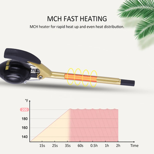 9Mm/18Mm Kích Thước Tóc Curling Kép Điện Áp Kỹ Thuật Số Lớp Phủ Gốm Đũa Chuyên Nghiệp Điện Tóc Curler Curling Sắt - Product Image 4