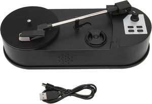 Convertidor de Tocadiscos Portátil, Digitaliza Colecciones de Vinilo a MP3, No Requiere PC, Altavoz Integrado, Alimentación por USB y Batería - Product Image 2