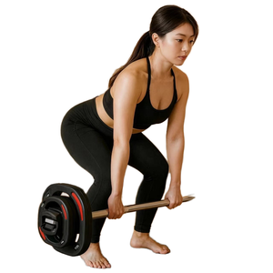 Hoogwaardige duurzame ijzeren gietstukken 20kg krokodillenbek halterstel haltergewichten twee grip gewichtsvierkanten unisex LOGO YL026 - Product Image 1