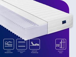 Colchón Ortopédico de Espuma Fría de 7 Zonas, Certificado Oeko-Tex, 2 en 1, 90 x 200 x 22 cm, Nivel de Dureza 2 y 3 - Product Image 5