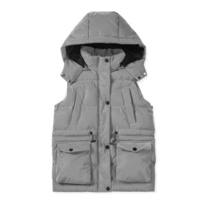 Vêtements pour enfants avec logo personnalisé Veste bouffante pour enfants Manteau Gilet bouffant pour garçons Manteau réfléchissant - Product Image 2