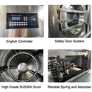 洗濯機20kg 25kg 50kg 100kg重い洗濯機抽出機全自動ホテル - Product Image 6