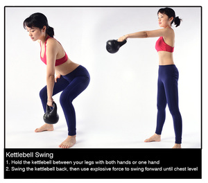 Bán Sỉ Chuông Ấm Sắt Đúc Chuông Ấm Sắt Tùy Chỉnh Định Hình Tập Thể Dục - Product Image 6