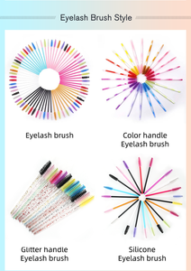 Disposable Eyelash Cleaning Brush Wand Tube Personalized <b>Lash</b> Spoolie Holder for <b>Lash</b> <b>Extension</b> - Product Image 3