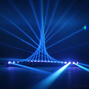 ไฟบีมเคลื่อนที่ขนาดเล็ก 5x40W RGBW LED รุ่น Tornado Light, 300W Osram 4-in-<span class=keywords><strong>1</strong></span>, วงแหวน RGB, DMX512, สำหรับเวทีและคลับ - Product Image 5