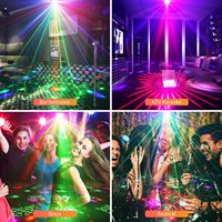DMX peralatan pencahayaan panggung kontrol lampu Laser pesta disko profesional untuk lampu sorot dekorasi klub malam lampu panggung Dj