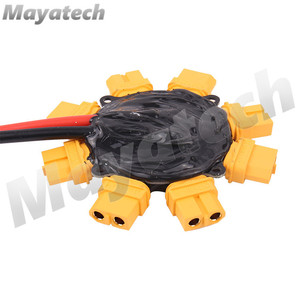 Placa de distribución de energía Mayatech, versión soldada de alta corriente XT60 de 8 ejes para drones multirrotor y aeronaves RC - Product Image 2