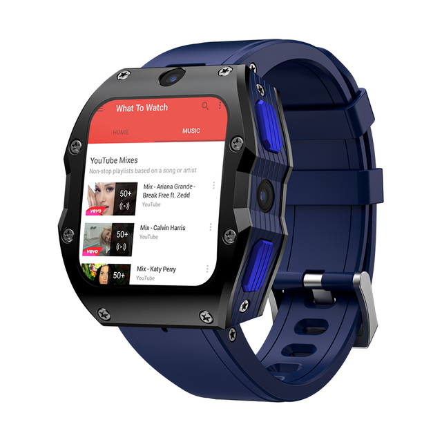 4g Android Smartwatch 4+128gb Gps Dual Camera Ip68 Waterproof Health Monitoring Smart Watches With Sim Card