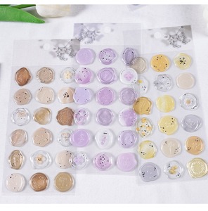 Autocollant en cristal d'art botanique 3D pour invitation <span class=keywords><strong>de</strong></span> mariage d'anniversaire enveloppes décoratives autocollants <span class=keywords><strong>de</strong></span> <span class=keywords><strong>cire</strong></span> à sceller - Product Image 5