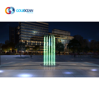 Conception gratuite 16.6x5.1m contrôle du programme fontaine d'eau dansante au sol