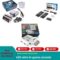 Console de jeu vidéo portable rétro de Guangzhou pour mini-téléviseur, Famiclone, connexion AV en définition standard, 4 Go de mémoire, jeux