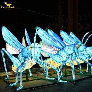 Zigong Ocean Art Hot Sale Giant <b>Festival</b> Lantern for Diwali & Thanksgiving-Waterproof Silk Outdoor Lantern Customized Designs - Product Image 2