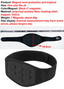 Tappetino per il collo autoriscaldante per la cura della salute cintura per il collo magnetici per terapia e tormalina supporto per alleviare il dolore cervicale - Product Image 3