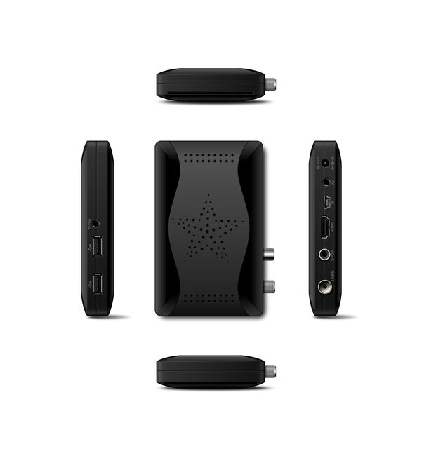 Firmware Upgrade Dvb-s2 Digital Satellite Receiver with Wifi Dongle for Set Top Box