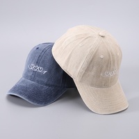 Casquette de baseball transfrontalière en denim pur coton à 6 panneaux, toutes saisons, avec broderie personnalisée motif flèche en forme de cœur et visière incurvée