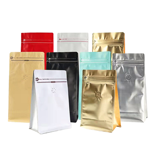 Bolsa de Café Personalizada con Válvula de Desgasificación Unidireccional, Cierre Hermético, Grado Alimenticio, con Fuelle Lateral, para Empacar Granos de Café - Product Image 1