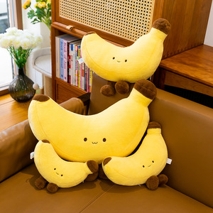 M Novelty Cartoon Long Leg Banana Plush Throw Pillow Skin-Friendly Soft PP Cotton Filling Home Decor Gifts - Product Image 5