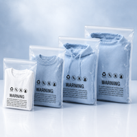 OEM PE Compression Packaging Bags Double Zipper Vacuum Valve Warning Print for Clothes Shoes and Plush Toys