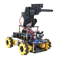 ACEBOTT Set de Coche Robot de Polo Acuático, Proyecto STEM para Niños, Kit Educativo de Codificación DIY ESP32 4WD para Niños, Compatible con Arduino
