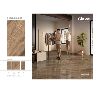 Azulejos de porcelana esmaltada Boton Stone White de 60x120cm para suelo y pared, estilo europeo, brocas para azulejos de porcelana, azulejos mate para suelo. - Product Image 1
