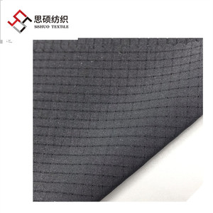 Tissu <span class=keywords><strong>Ripstop</strong></span> 4 directions extensible en soie alcaline 95% polyester 5% élasthanne pour chemises, shorts, etc. - Product Image 3